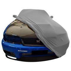 Indoor car cover Nissan GT-R R33 with mirror pockets
