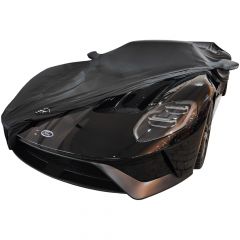 Maßgeschneiderte indoor Autoabdeckung Ford GT mit Spiegeltaschen