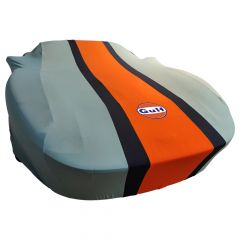 Indoor car cover Ford GT40 Gulf design with Gulf logo