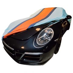 Indoor car cover Porsche 911 (992) Gulf Design