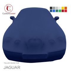 Custom tailored indoor car cover Jaguar X-Type with mirror pockets