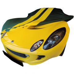Indoor Autoabdeckung Lotus Elise S1 Green with yellow striping