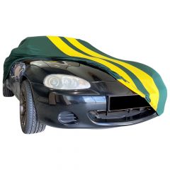 Indoor car cover Mazda MX-5 NB green with yellow striping