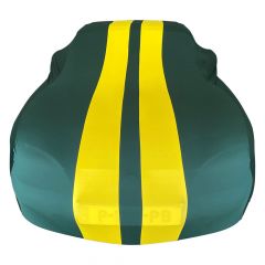 Indoor car cover Mazda MX-5 NA green with yellow striping