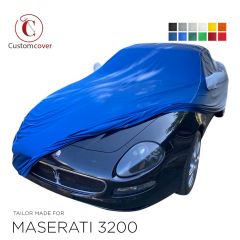 Custom tailored indoor car cover Maserati 3200 GT with mirror pockets