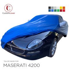 Maßgeschneiderte indoor Autoabdeckung Maserati 4200 GT mit Spiegeltaschen