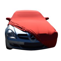 bache Voiture Automatique personnalisée pour Mercedes Benz SLK R170,bache  Anti-poussière Respirante avec Sac de Rangement Corde d'alignement à Quatre
