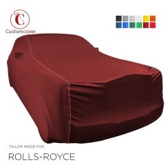 Custom tailored indoor car cover Rolls Royce Ghost with mirror pockets