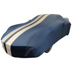 Indoor car cover Porsche 911 GT1 Blue with white striping