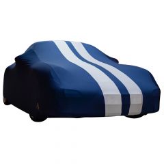 Indoor car cover Porsche 911 (996) Blue with white striping