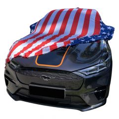 Indoor car cover Ford Mustang Mach-E Stars & Stripes design