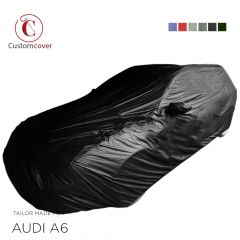 Housse voiture sur-mesure extérieur Audi A6 avec poches de rétroviseurs