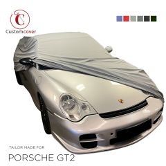 Maßgeschneiderte outdoor Autoabdeckung Porsche 911 GT2 mit Spiegeltaschen