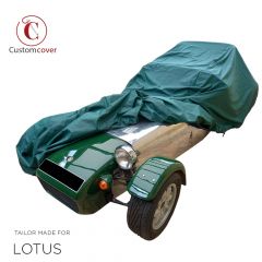 Bâche voiture extérieur faites sur mesure Lotus Seven Goodwood Green