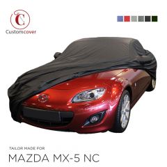 Maßgeschneiderte outdoor Autoabdeckung Mazda MX-5 NC mit Spiegeltaschen