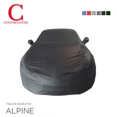 Custom tailored outdoor car cover Alpine A610 with mirror pockets
