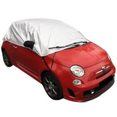Abarth 695 (2010-current) half size car cover with mirror pockets