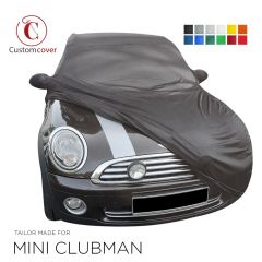Custom tailored indoor car cover Mini Clubman with mirror pockets