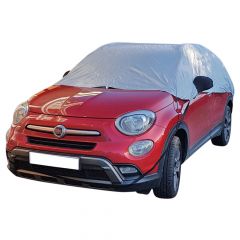 Fiat 500X (2015-current) half size car cover with mirror pockets