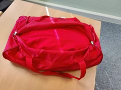 Maßgeschneiderte indoor Autoabdeckung Smart Fopr Two Maranello Red mit Spiegeltaschen print inkl.