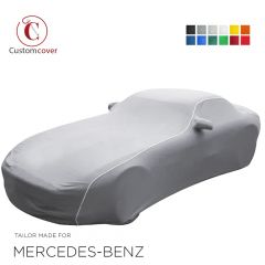 Telo copriauto da interno fatto su misura Mercedes-Benz SLS AMG con tasche per gli specchietti