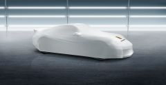  Funda para coche interior Porsche 991 AEROKIT CUP Wimbledon White con mangas espejos