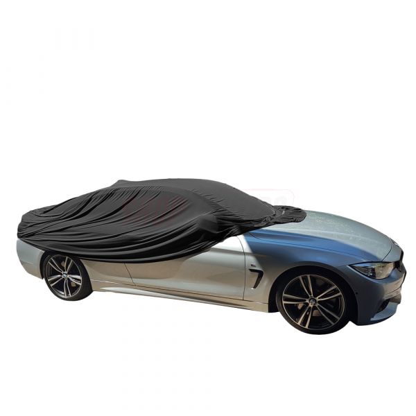 Bâche design spéciale adaptée à BMW 4-Series (F33) Cabrio 2013-2020 Viper  Stripe Design housse de voiture pour l'intérieur