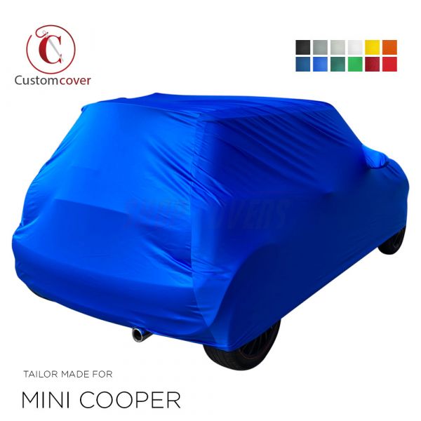Maßgeschneiderte Autoabdeckung passend für Mini Cooper 2001-Heute indoor  (12 farben) mit Spiegeltaschen, OEM-Qualität und Passform
