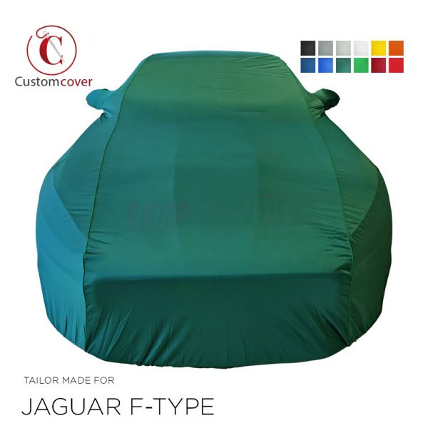 Maßgeschneiderte Autoabdeckung passend für Jaguar F-Type convertible  2013-Heute indoor (12 farben) mit Spiegeltaschen, OEM-Qualität und  Passform