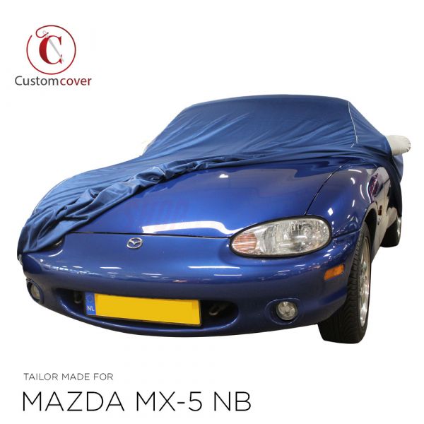 Housse d'intérieur noire sur mesure pour Mazda MX-5 NA-NB-NC
