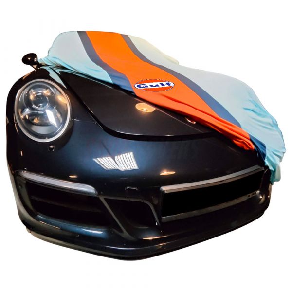 Special design indoor car cover fits Porsche 911 (991) 2011-2019 Gulf  Design
