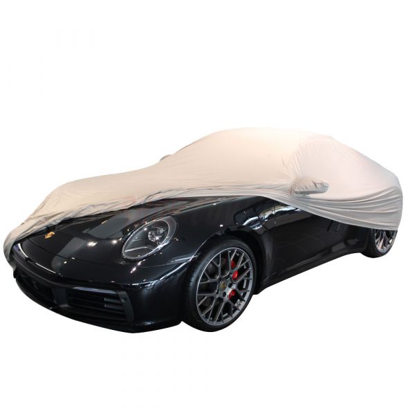 Outdoor Car Cover Fits Porsche 911 (992) With Mirror Pockets Bespoke Black Cover