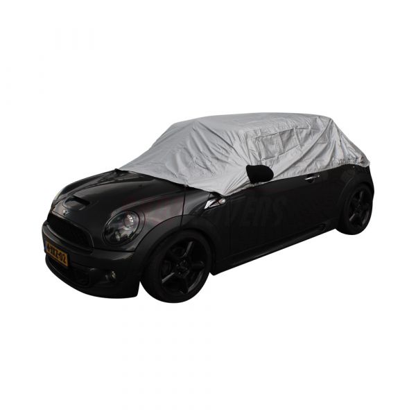 Half cover fits Mini Cooper Cabrio (R57) Mk II One 2009-2015 Compact car  cover en route or on the campsite