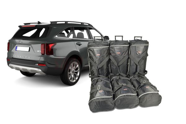 Travel bags fits Kia Sorento (MQ4) Plug-in Hybrid tailor made (6 bags), Time and space saving for € 379, Perfect fit Car Bags