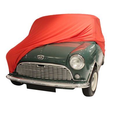 Maßgeschneiderte Autoabdeckung passend für Mini Cooper cabrio 1959-Heute  indoor (12 farben) mit Spiegeltaschen, OEM-Qualität und Passform