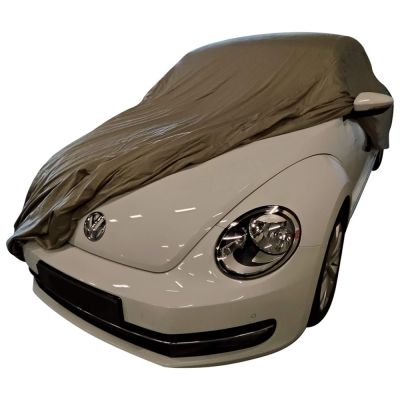 Maßgeschneiderte Autoabdeckung passend für Volkswagen New Beetle  1997-present indoor (12 farben) mit Spiegeltaschen, OEM-Qualität und  Passform