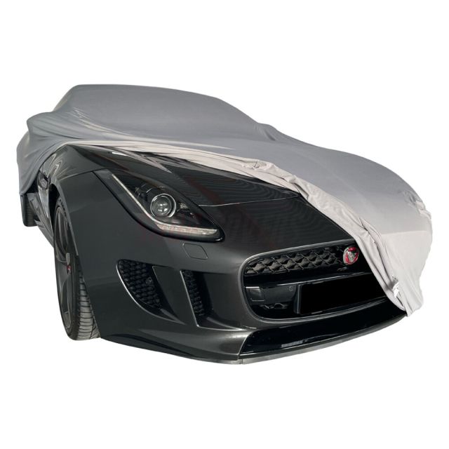 Bâche Voiture Extérieur Anti Grêle Pour Jaguar F-Type 2013-2023,Bache Voiture Extérieur Imperméable,Housse Anti Grele,Toiture Semi-Couverte Imperméable M0315