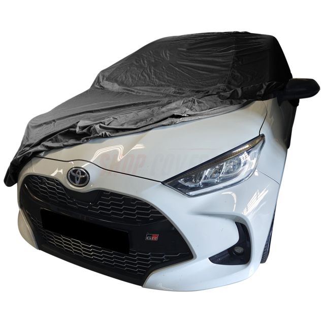 Bache Voiture Exterieur Hiver Pour Toyota Aygo/Aygo X 2005-2023, Housse De Voiture Personnalisé Étanche Respirante Protection Contre La Neige,Coupe- Vent,Protection Tout Temps,Anti UV (Color : 1, Siz