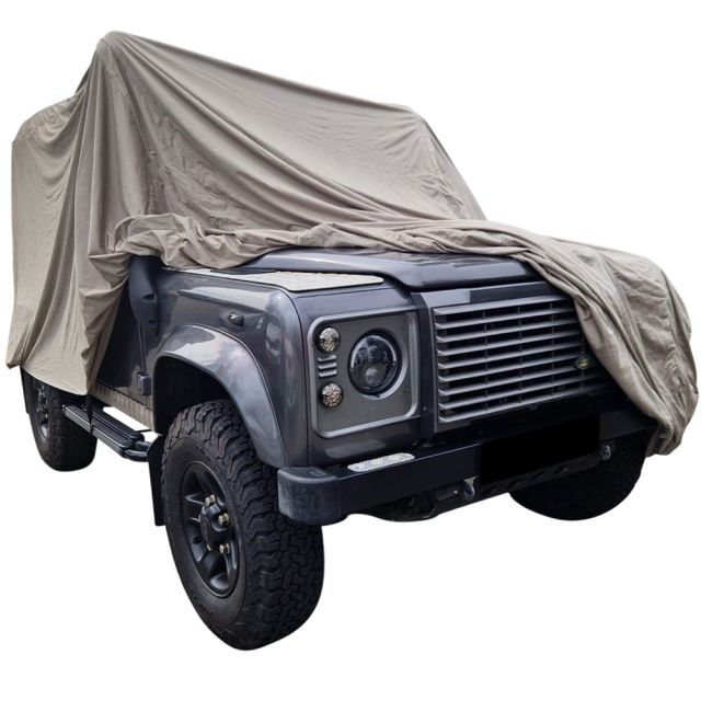 Telo Copriauto Antigrandine Per Land Rover Defender 90 – Impermeabile E Traspirante In Tessuto Oxford, Protezione Invernale 4 Stagioni