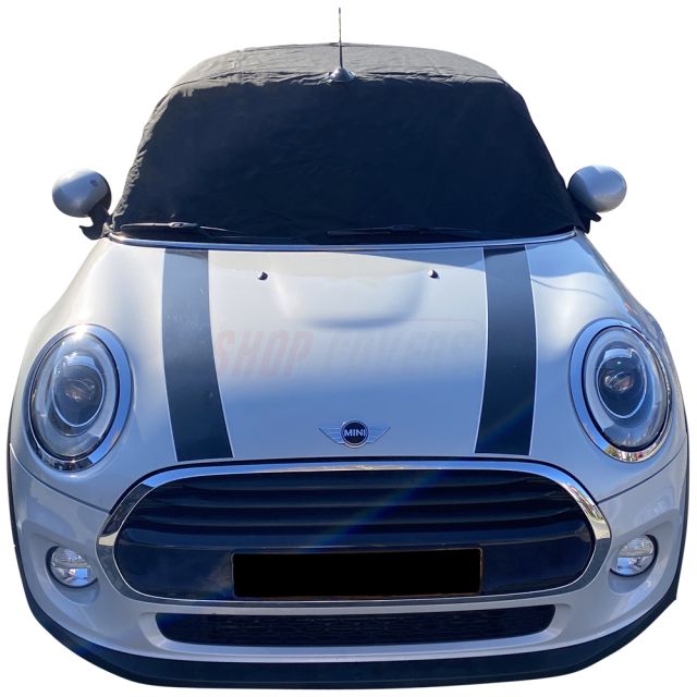 Mezza Copertura Per Mini Cooper 3 Porte F56 (2014-2025) – In Tessuto Oxford 420D Impermeabile, Anti-UV, Anti-neve E Antipolvere, Con Cinghie Di Fissaggio