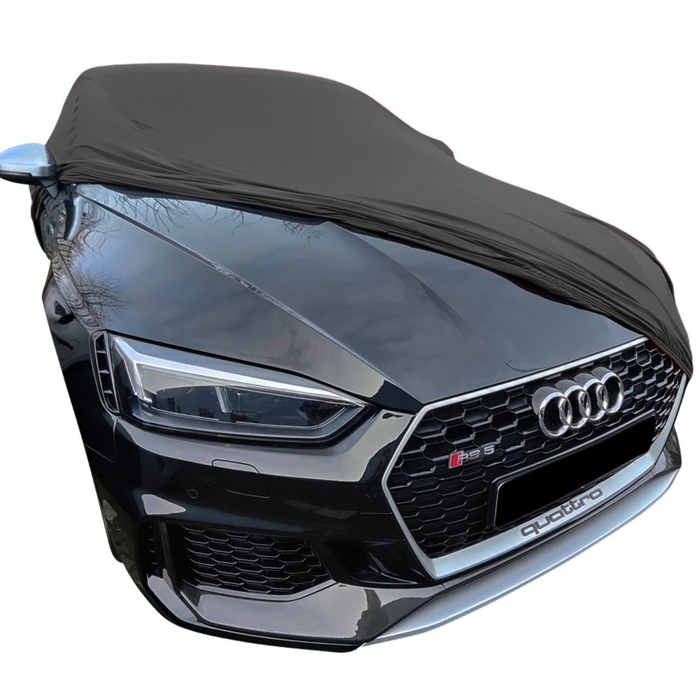 Audi A3, S3, A4, S4 Sedan Ultraguard Stretch Satin Indoor Car Cover (Black)