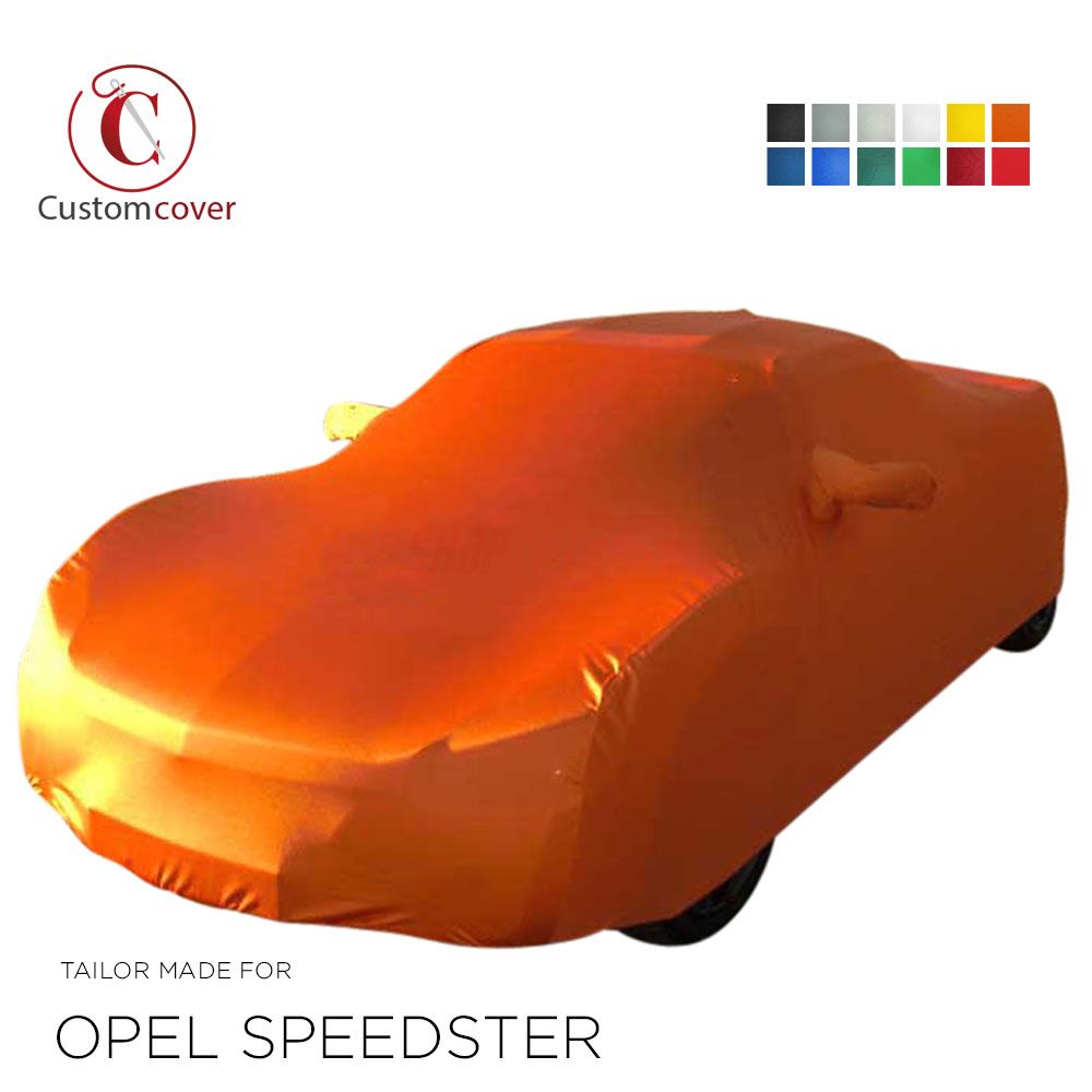 Maßgeschneiderte Autoabdeckung passend für Opel Speedster 2000-2005 indoor  (12 farben) mit Spiegeltaschen, OEM-Qualität und Passform
