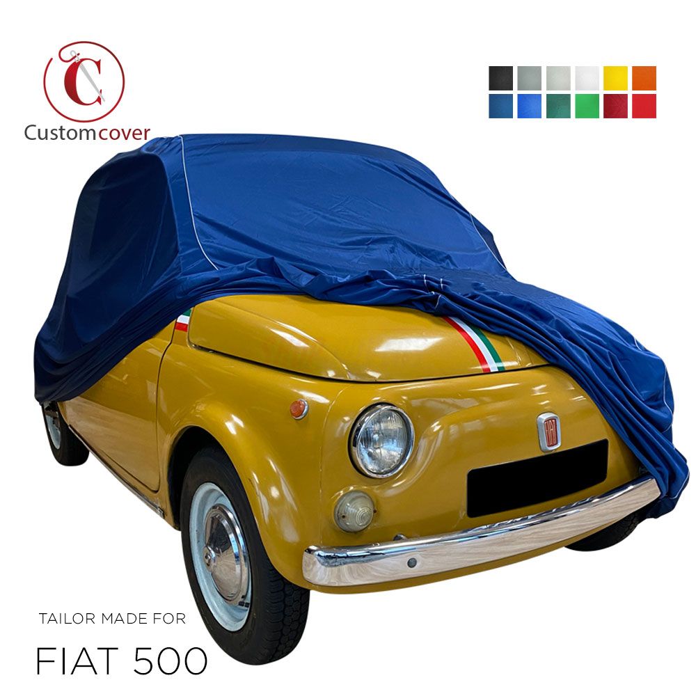 Maßgeschneiderte Autoabdeckung passend für Fiat 500 Classic 1960-1965  indoor (12 farben), OEM-Qualität und Passform