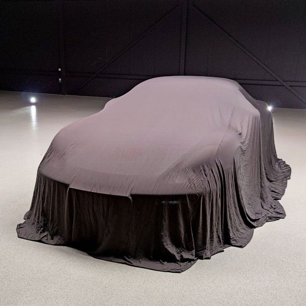 Showroom reveal cover size L  Luxury car presentation cover with