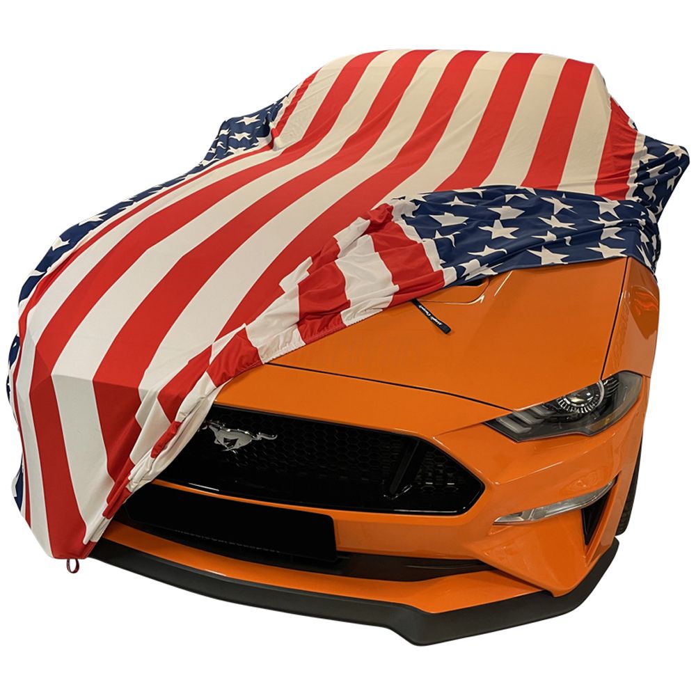 ➤ Ford Performance Car Cover (15-23 GT, V6, EB Coupe / Fastback) jetzt  günstig bei American Horsepower kaufen!