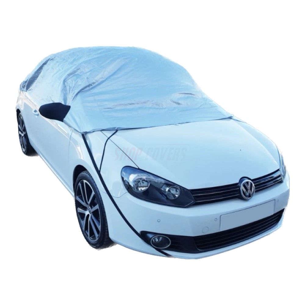Half cover fits Volkswagen Golf 6 2011-2022 Compact car cover en route or  on the campsite