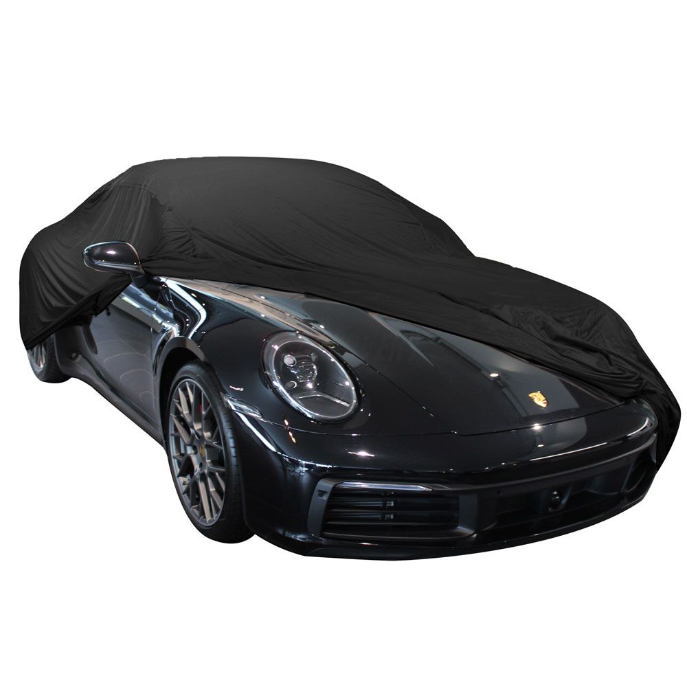 Housse de Voiture pour Porsche 911 Carrera 4S,Bâche de Voiture Tissu Oxford  imperméable avec Fermeture à glissière de Porte Garage Complet Coupe-Vent