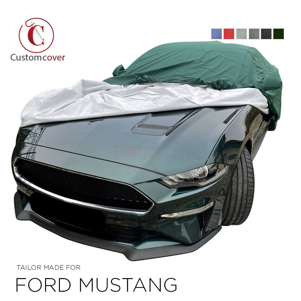 INDOOR CAR COVER PASSEND FÜR FORD MUSTANG VI AUTOABDECKUNG ROT