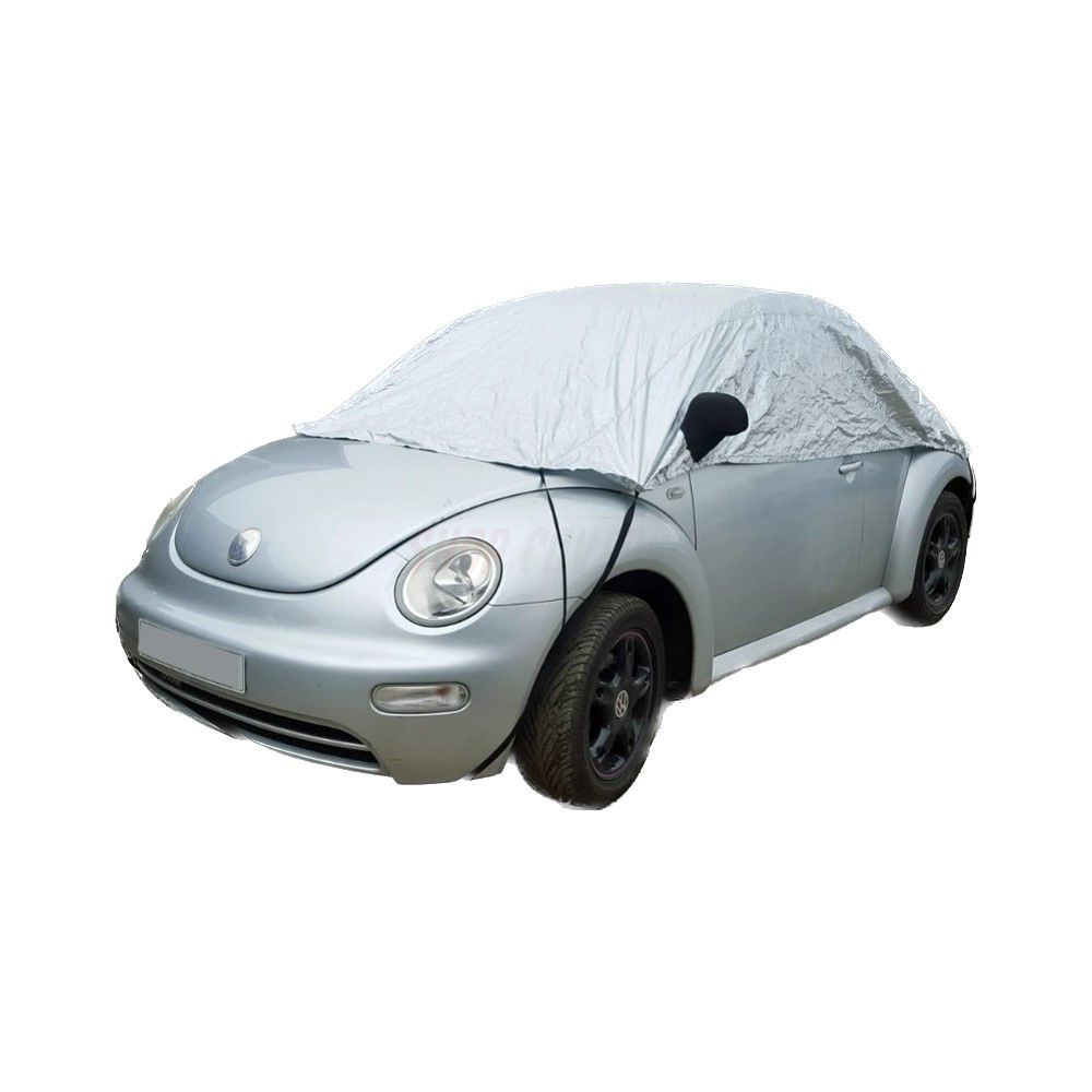 Halb Cover pasend für Volkswagen New Beetle 2003-2012 Kompakte Autoabdeckung  unterwegs oder auf dem Campingplatz