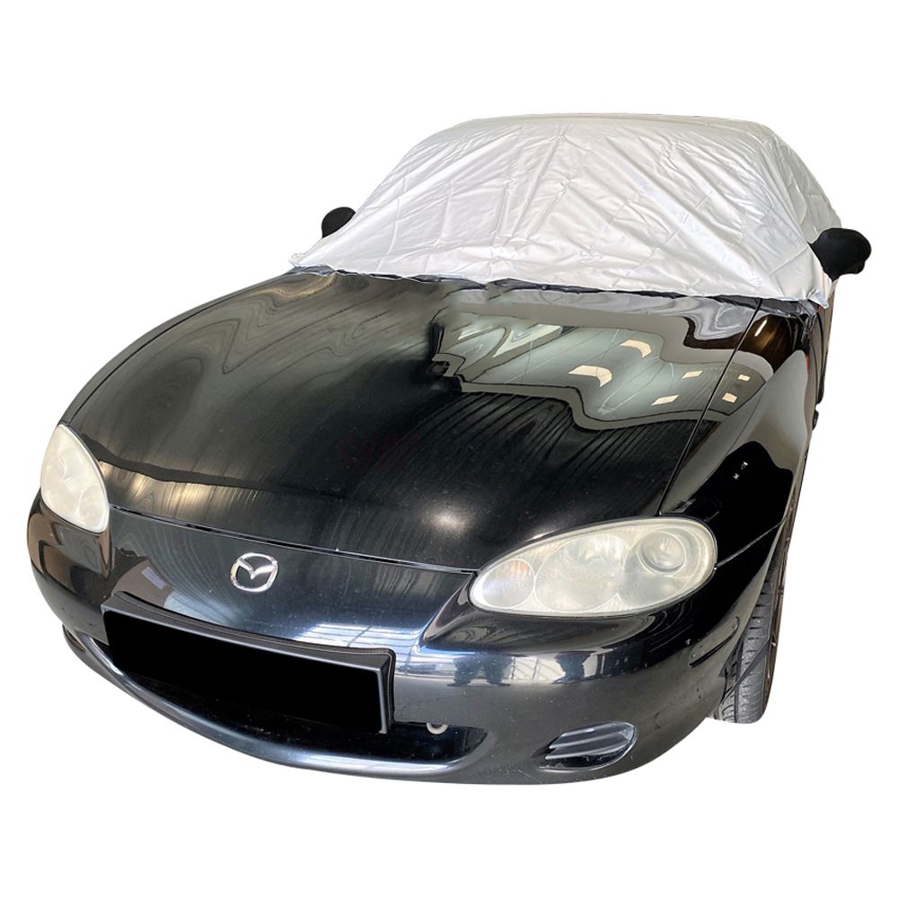 Demi-bâche adaptée à Mazda MX-5 NB 1998-2005 Housse de voiture compacte en  route ou au camping